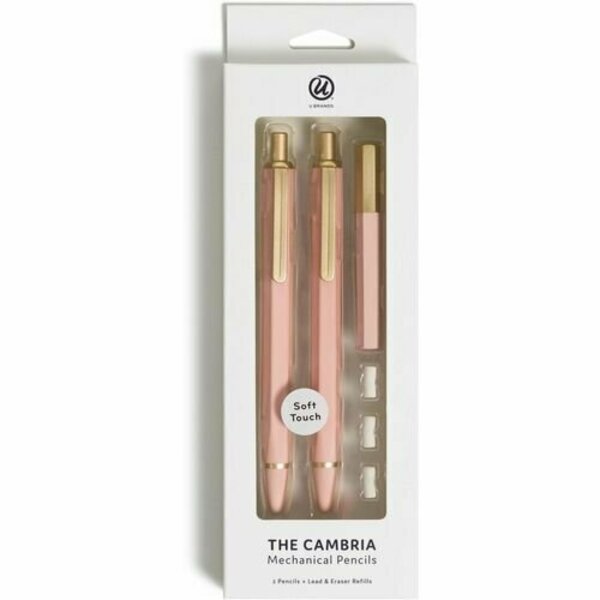 U Brands PENCIL, MECH, SFTTCH, BLSH, 2CT, 2PK UBR2412U0424